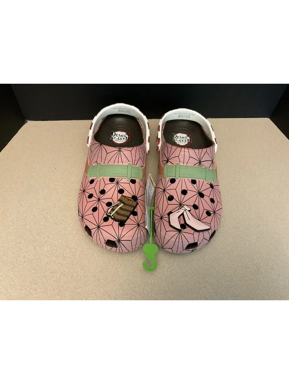 New! Mens Crocs X Demon Slayer Kimetsu No Yaiba Classic Clogs. Size 13. Awesome!